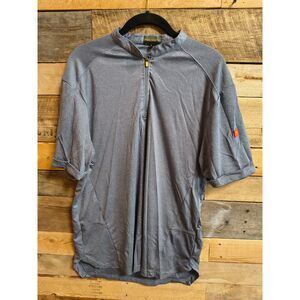 McDonalds Apparel Collection Size M Gray 1/4 Zip Employee Uniform Shirt